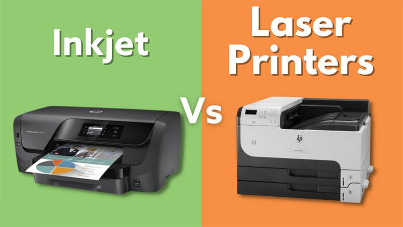 inkjet vs laser printers